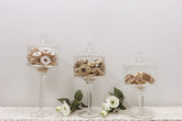 Liscio Ottico - Stemmed Cookie Jar with Ball Knob on Lid - Spiral