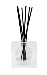 Crystal Diffuser with Black Reeds