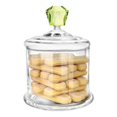 Canister with Colored Diamond Handle - Small