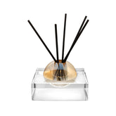 Clear Square Base and Dome Reed Diffuser - Lily of the Valley