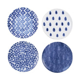 Santorini Assorted Salad Plates - Set Of 4