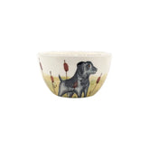 Wildlife Black Hunting Dog Cereal Bowl