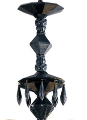 Belle De Nuit 40 Lights Chandelier, Absolute Black (US)