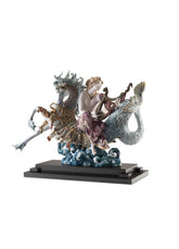 Arion On A Seahorse Sculpture - Limited Edition