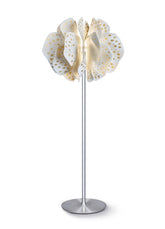 Nightbloom Floor Lamp, White & Gold (US)