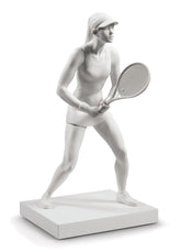Lady Tennis Player Figurine