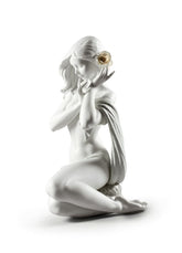 Subtle Moonlight Woman Figurine, White - Limited Edition