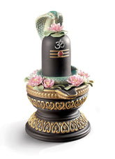 Lingam Figurine, Golden Luster