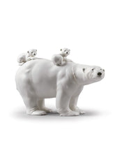 Mummy Bear And Babies Figurine