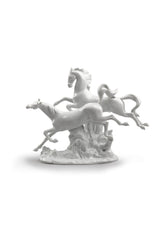 Horses Galloping Figurine