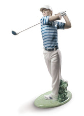 Golf Champion Man Figurine
