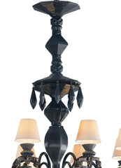 Belle De Nuit 56 Lights Chandelier, Absolute Black (US)