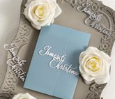 Affordable Romantic Pocket Wedding Invitation