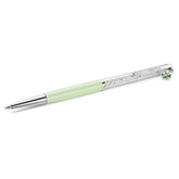 Crystalline ballpoint pen Clover, Green, Green lacquered, Chrome plated
