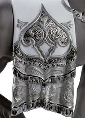 A Regal Steed Horse Sculpture, Silver Luster
