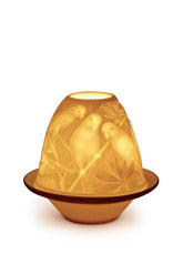 Parrots Lithophane with Plate