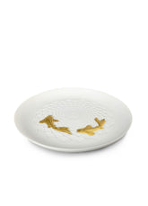 Koi Plate, Golden Luster