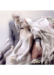 Bridal Carriage Couple Sculpture - Limited Edition