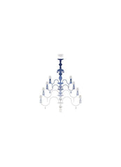Belle De Nuit 56 Lights Chandelier, Blue (US)