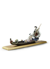 Gondola In Venice Sculpture - Limited Edition