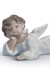 Angel Laying Down Figurine