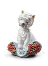 Playful Character Dog Figurine