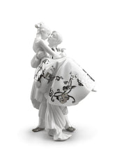 The Happiest Day Couple Figurine, Silver Luster