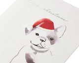 Merry New Year Dog Christmas Greeting Card