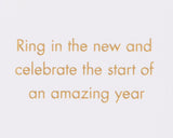 Ring in the New Happy New Years Greeting Card