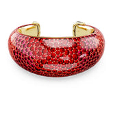 Idyllia cuff Red, 18K gold plated