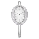 Imber bangle watch Swiss Made, Metal bracelet, Silver tone, Stainless steel