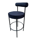 Kaya Barstool - Black/Black Cushion RENTAL