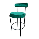 Kaya Barstool - Black/Green Cushion RENTAL