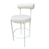 Kaya Barstool - White/White Cushion RENTAL