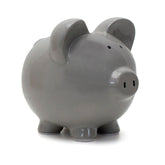 Large Piggy Bank Gray