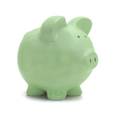 Large Piggy Bank Mint Green