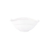 Lastra White Two-Part Olive Bowl