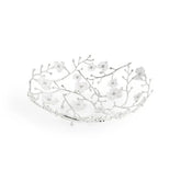 Silver Orchid Basket