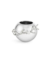 Silver Orchid Rose Bowl