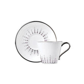 Chain Tiara Amethyst Espresso Cup & Sauce, Platinum
