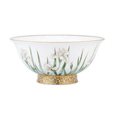 Iris Serving Bowl Gold