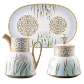 Iris Sugar Bowl & Creamer & Tray Set