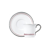Chain Rose Espresso Cup & Saucer, Platinum