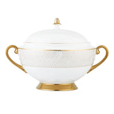 Princess Gold Covered Vegetable Bowl / Soup Tureen, Gold