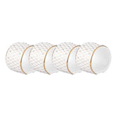 Princess Gold Napkin Ring Set of 4