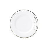 Diana Black Bread & Butter Plate, Platinum
