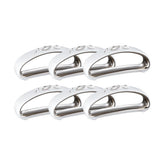 Diana Black Napkin Ring | Set Of 6, Platinum
