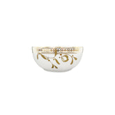 Golden Leaves Fruit/Dessert Bowl Gold