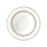 Golden Leaves Soup Bowl Gold