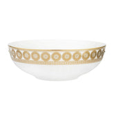Golden Leaves Serving Bowl Gold